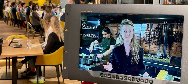 Week Zonder Vlees Valo webcasting Amsterdam screen